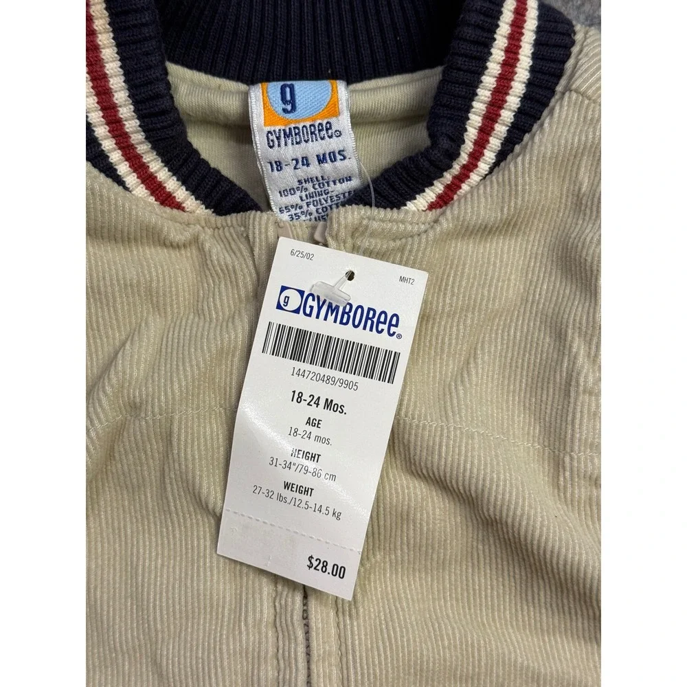 Gymboree Baby Boys Corduroy Puffer Vest Tan NWT 18 24‎ Months Pockets